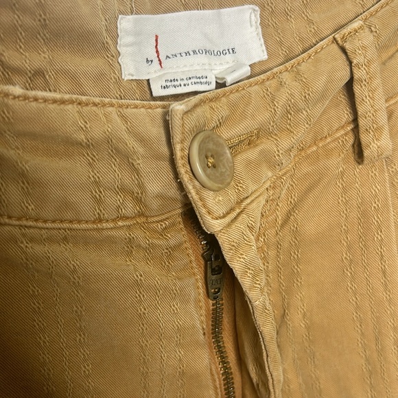 Anthropologie 🌸 Tan/Camel Colored Pants Size 27 Casual Women's Trousers - Picture 4 of 16
